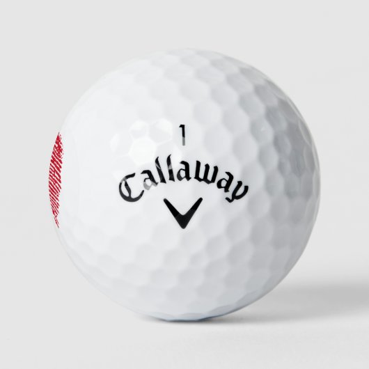 mexikanische Flagge Golfball (Logo)