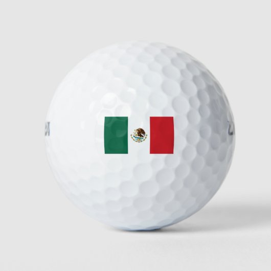 mexikanische Flagge Golfball (Vorderseite)