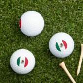 mexikanische Flagge Golfball (Insitu Gras)