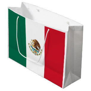 mexikanische Flagge Große Geschenktüte