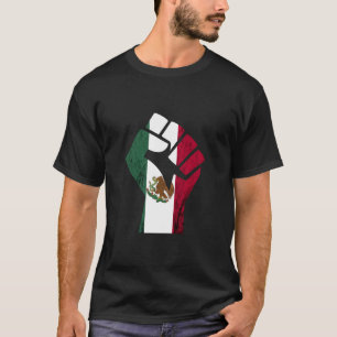 Mexikanische Flagge Handfist Mexikanischer Stolz C T-Shirt