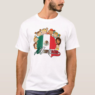 Mexikanische Flagge Hispanic Heritage Monat Mexiko T-Shirt