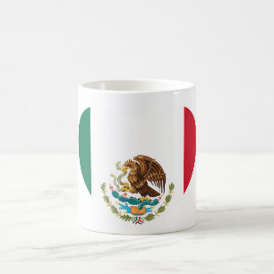 mexikanische Flagge Kaffeetasse