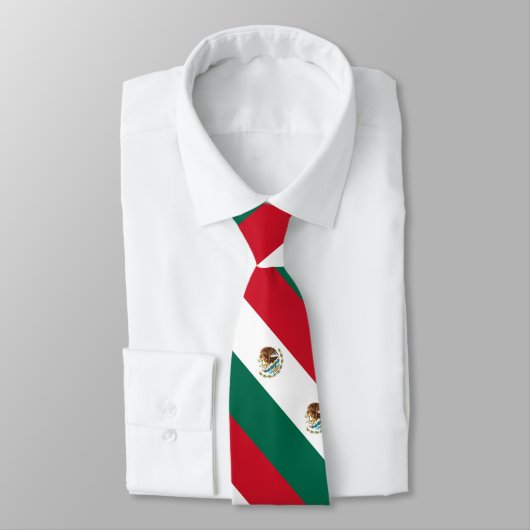 mexikanische Flagge Krawatte (Gebunden)