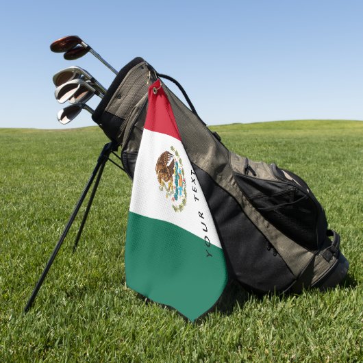 Mexikanische Flagge kundenspezifischen Golf Golfhandtuch (Gras)