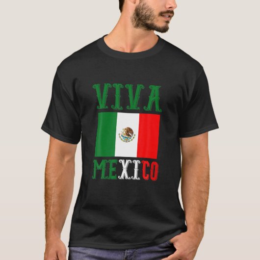 Mexikanische Flagge Lateinamerika Geschenk Idee Me T-Shirt (Vorderseite)