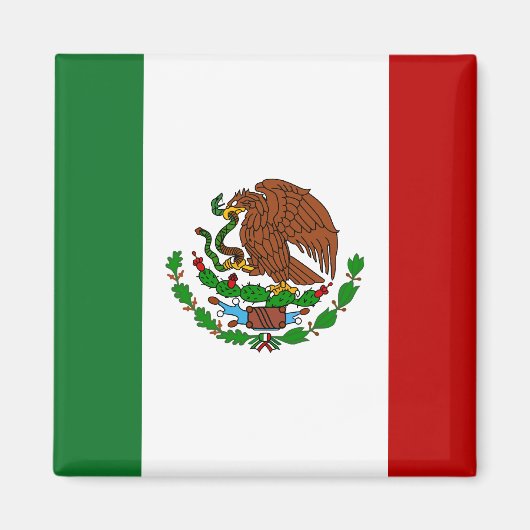 mexikanische Flagge Magnet (Vorne)