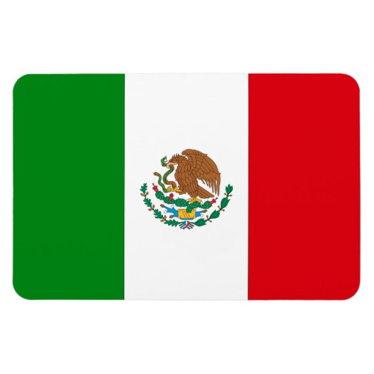 mexikanische Flagge Magnet (Horizontal)