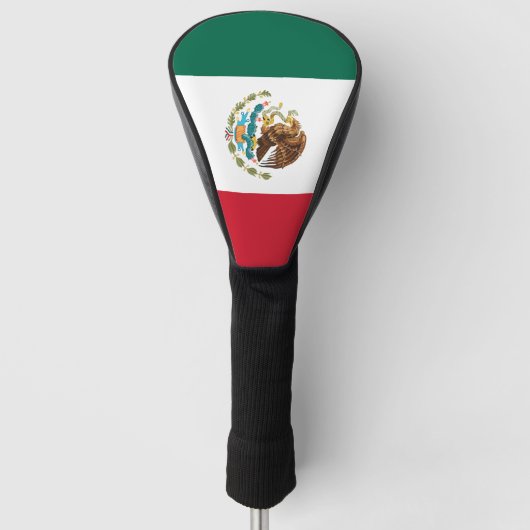 Mexikanische Flagge mexikanisches Patriotikum Golf Headcover (Vorderseite)