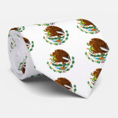 Mexikanische Flagge/mexikanisches Wappen Krawatte (Gerollt)