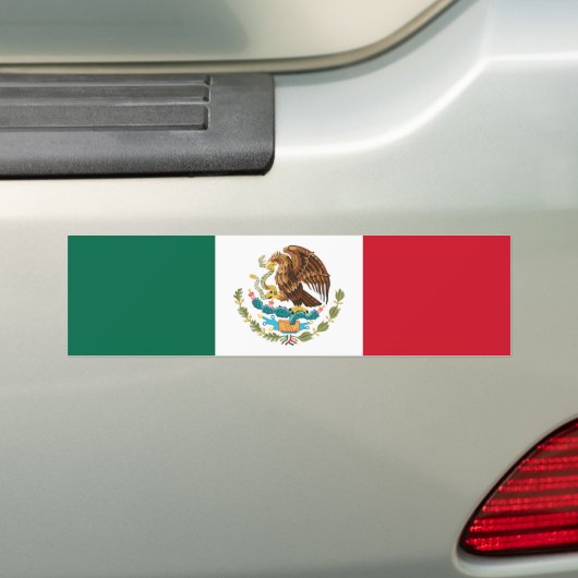 Mexikanische Flagge (Mexiko) Autoaufkleber (Auf Auto)