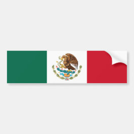 Mexikanische Flagge (Mexiko) Autoaufkleber