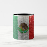 Mexikanische Flagge Mexiko Bling Glitzer Zuhause O