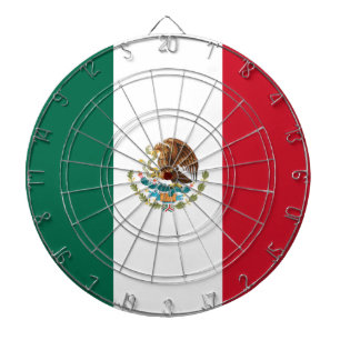 Mexikanische Flagge (Mexiko) Dartscheibe