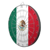Mexikanische Flagge (Mexiko) Dartscheibe (Vorderseite rechts)