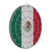 Mexikanische Flagge (Mexiko) Dartscheibe (Vorderseite Links)