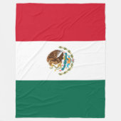 Mexikanische Flagge (Mexiko) Fleecedecke (Vorderseite)