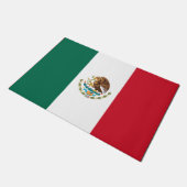 Mexikanische Flagge (Mexiko) Fußmatte (Schrägansicht)