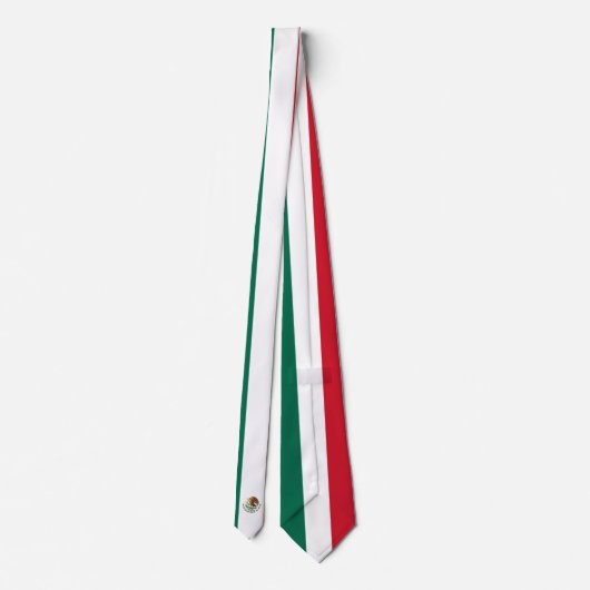 Mexikanische Flagge (Mexiko) Neck Tie Krawatte (Rückseite)