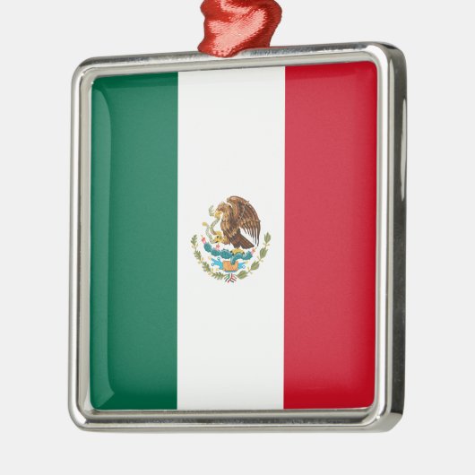 Mexikanische Flagge (Mexiko) Ornament Aus Metall (Links)