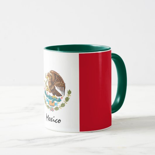 Mexikanische Flagge & Mexiko Patriot / Sport-Tasse Tasse (VorderseiteRechts)