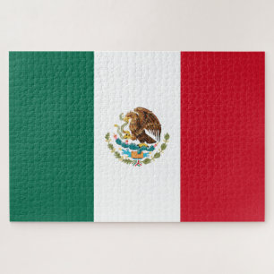 Mexikanische Flagge (Mexiko) Puzzle