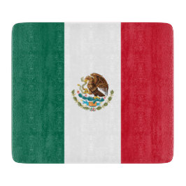 Mexikanische Flagge (Mexiko) Schneidebrett
