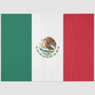 Mexikanische Flagge (Mexiko) Seidenpapier