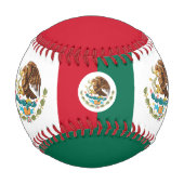 Mexikanische Flagge & Mexiko-Sport / Baseball Ball (Vorderseite)