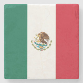 Mexikanische Flagge (Mexiko) Steinuntersetzer