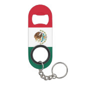 mexikanische Flagge Mini Flaschenöffner (Rückseite)