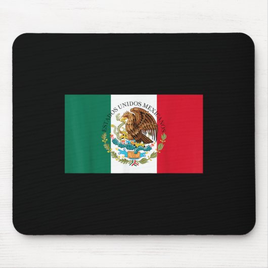 mexikanische Flagge Mousepad (Vorne)