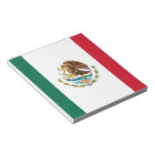 mexikanische Flagge Notizblock (angewinkelt)