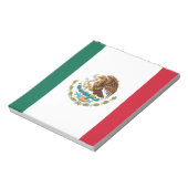 mexikanische Flagge Notizblock (Rotiert)