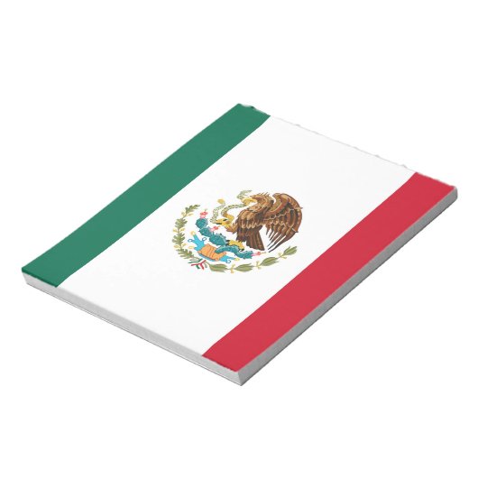 mexikanische Flagge Notizblock (Rotiert)