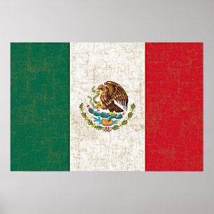 MEXIKANISCHE FLAGGE Plakat