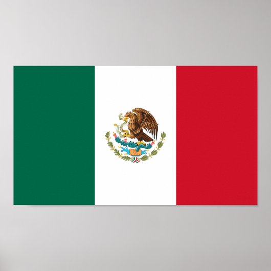 mexikanische Flagge Poster (Vorne)