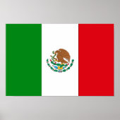 mexikanische Flagge Poster (Vorne)