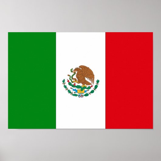 mexikanische Flagge Poster (Vorne)