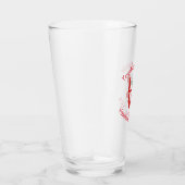 Mexikanische Flagge Rot LOVE Glas (Rechts)