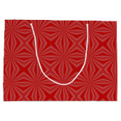 Mexikanische Flagge Rote LIEBE Personalisiert Große Geschenktüte (Rückseite)