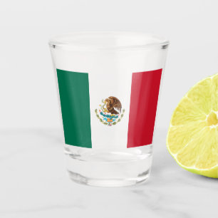 mexikanische Flagge Schnapsglas