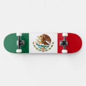 mexikanische Flagge Skateboard (Horizontal)