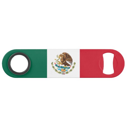 mexikanische Flagge Speed Flaschenöffner (Vorderseite (Horizontal))