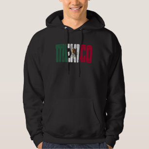 Mexikanische Flagge Stolz Mexiko Vintage-Design Hoodie