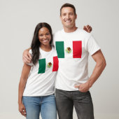 Mexikanische Flagge T-Shirt (Unisex)