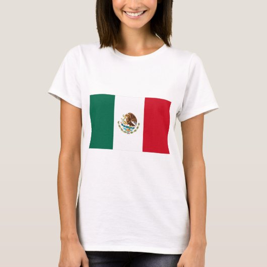Mexikanische Flagge T-Shirt (Vorderseite)