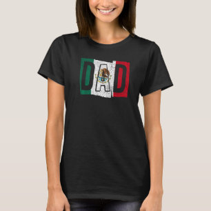 Mexikanische Flagge Vatertag Pride Mexikanischer M T-Shirt
