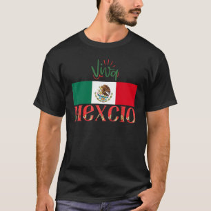 Mexikanische Flagge Viva Mexiko Unabhängigkeitstag T-Shirt