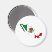 Mexikanische Flagge - Vollgröße Magnet (Vorderseite/Rückseite)
